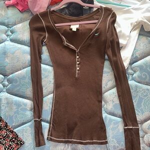 vintage Hollister henley (Elena Gilbert Vampire Diaries /Bella Swan Twilight)